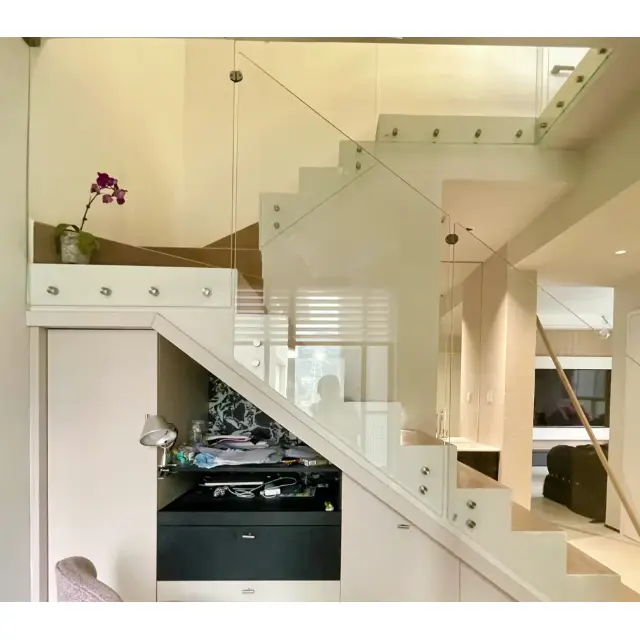 Drilled Glass for Railings