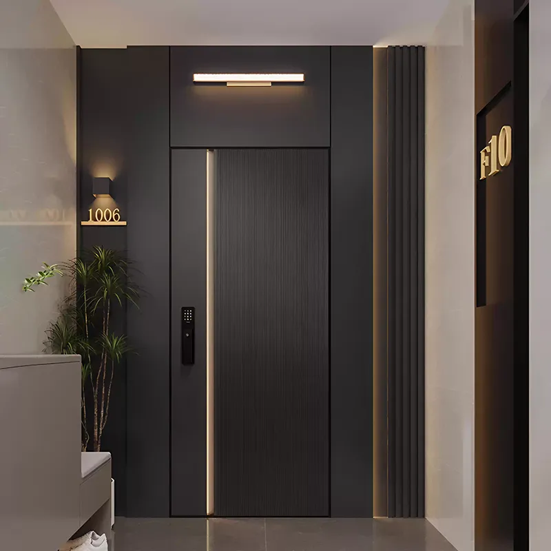 Solid Aluminum Entrance Door